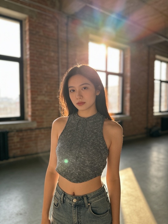Gymshark Tops - Gymshark Charcoal Ribbed Cropped Tank Top